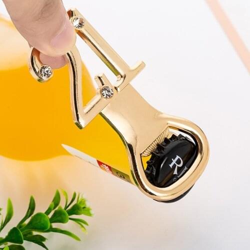 10 Pcs/lot) No 21 design Gold bottle wine Opener favors for 21 Wedding celebration Party Favors and 21 years old Birthday Gift