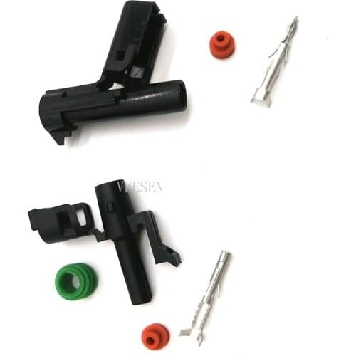 20 set 1P Connector For Weatherpack auto Waterproof Electrical Wire Cable Way Plug Car Harness 18-14 GA