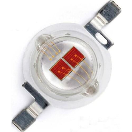 5W Double Core Parallel Yellow Light High-power LED Light Source 5w Led Lamp Beads