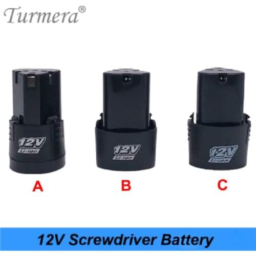 Turmera12v 3s Cordless Screwdriver Charger Battery Electric Drill Battery Screwdriver Battery for Power Tools