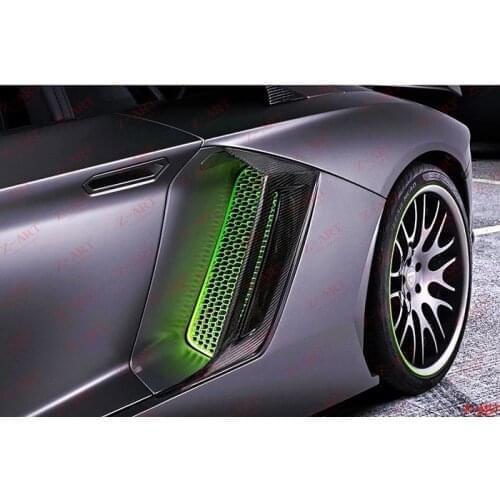 Z-ART Carbon fiber side vents for LP700 carbon fiber side scoops for Aventador carbon fiber side air in take for LP720 LP740