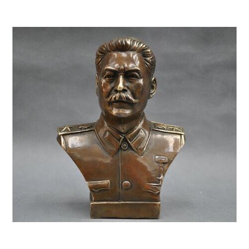 Russian Leader Joseph Stalin Bust Bronze Statue Statues Copper sculpture home decoration
