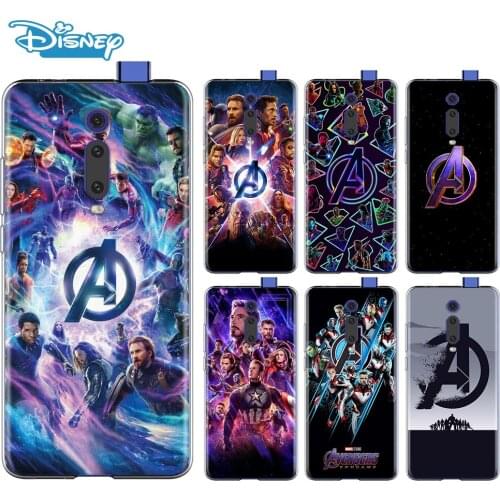 Marvel Avengers Logo For Xiaomi Redmi 9I 9T 9A 9C 9 Prime 8A 8 7A 7 6A 6 5 5A 4X PRO Plus Transparent Soft Phone Case