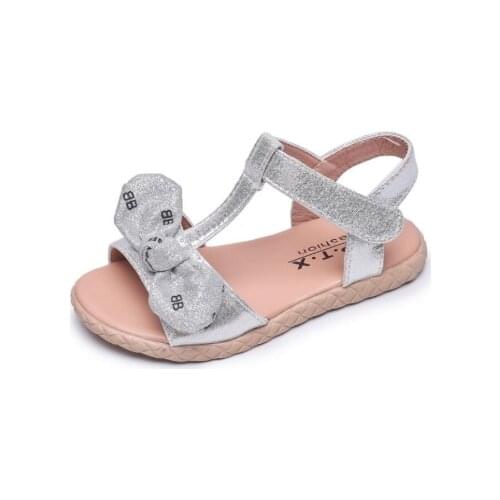 2020 Childrens Shoes Summer Style Beach Sandals Girls Princess Beautiful Flower Shoes Kids Flat Sandals Baby Girls Gladiator