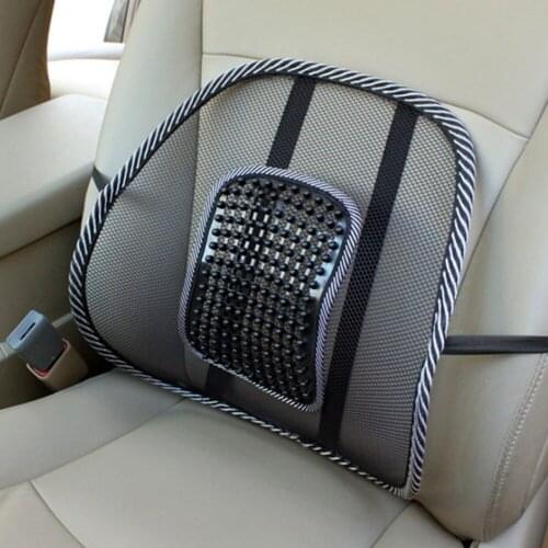 Breathable Car Interior Waist Back Massage Cushion Mesh Lumbar Brace Car Truck Office Home Chair Cushion Seat Chair Support
