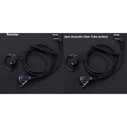 PPT K port earpiece ptt mic headset for handheld walkie talkie uv-5r BF-888S Kenwood Accessories Walkie Talkie earphone of radio