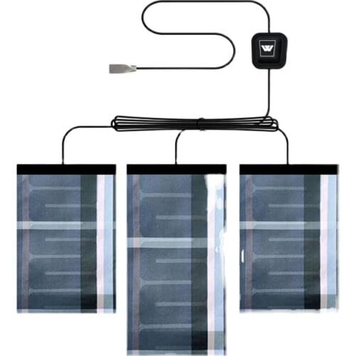 Graphene heating sheet. Electric heating clothing heating sheet. 3-speed temperature controller. Graphene heating cloth. One for