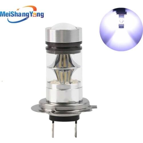 H7 LED Bulb Cree Chip 100W DC 12V~24V 360 Degree 20 SMD Car Fog Light White light Sourcing Parking H11 9006/HB4 100W