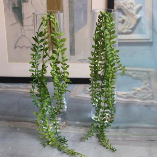 Artificial Plants Succulent Pearls Fleshy Green Vine Home Corridor Balcony Decoration Flower Lover Tears Hanging Rattan