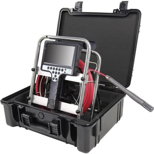 Video Probe CCTV Sewer Survey Pipe Camera Inspection Detector System with Meter Counter Locating