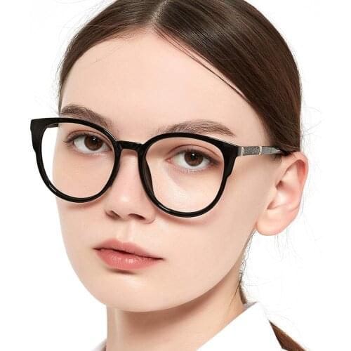 Round Reading Glasses Women Transparent Eyeglasses Frames Vintage Large Presbyopic Eyewear 0 +1.5 +2.0 +2.5 To +4.0 MARE AZZURO