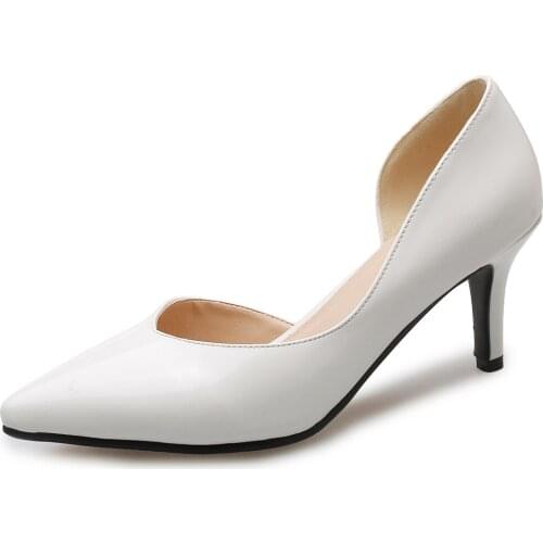 New product female 19 years fashion stiletto with pointed pointed wild side sandals 33-43