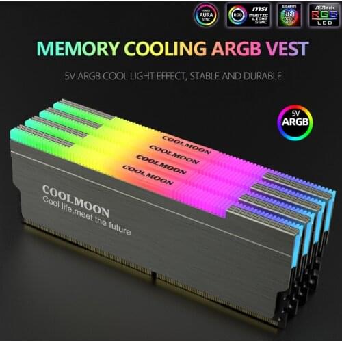 CM-RA1 ARGB Desktop Computer Memory Bar Cooling Vest 5V Shenguang Synchronization