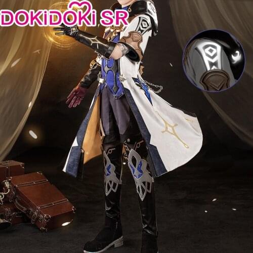1 Deposit =$5 Coupon DokiDoki-SR Game Genshin Impact Cosplay Albedo Costume