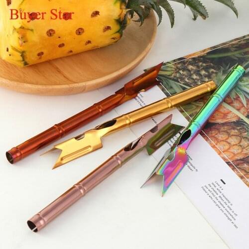 4PCS Pineapple Eye Peeler Pineapple Seed Remover Kitchen Stainless Steel Cutting Clip with Pineapple Knife Home Kitchen Gadgets