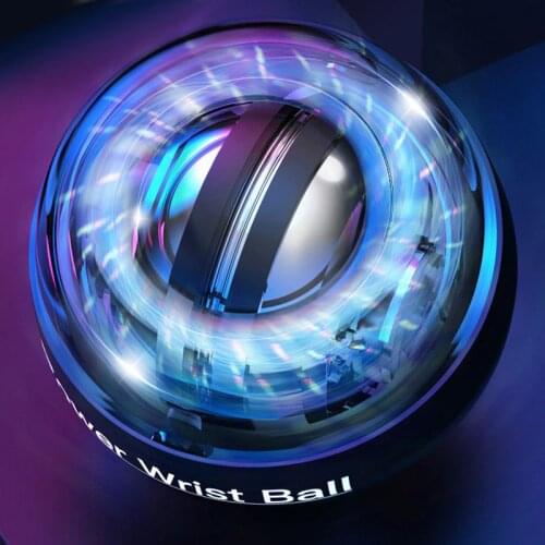 Rainbow Led Muscle Power Ball Wrist Ball Trainer Relax Gyroscope Powerball Gyro Arm Exerciser Strengthener Fitness Equipments