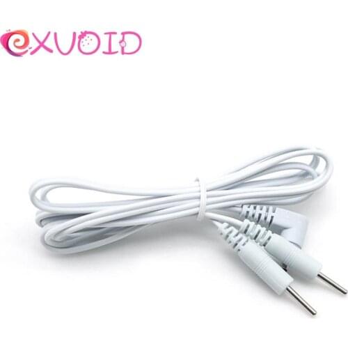 EXVOID Electric Shock Wire 2 Pin Sex Toys for Couple Therapy Massager Electro Stimulate Medical Themed Toy Electrical Accessory