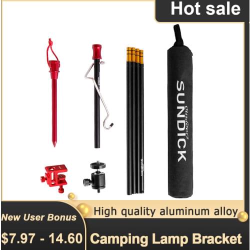 Detachable Lantern Stand Lamp Tripod Camping Lamp Bracket Lamp Holder Portable Camping Accessory