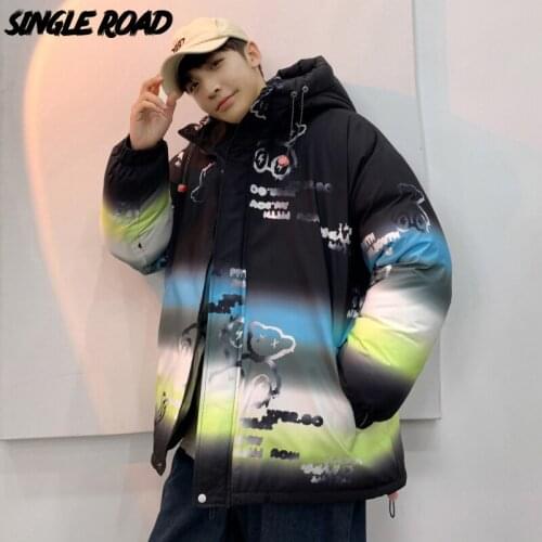 Мужские парки с капюшоном Single Road China At AliExpress
