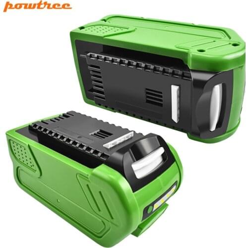40V 6000mAh For GreenWorks 29472 29462 G-MAX Battery Replacement Li-ion Batteries, Rechargeable Greenworks Tool Cordless