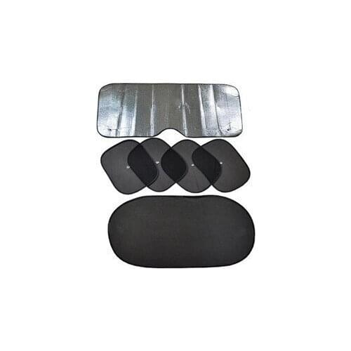 Car sun shading sunscreen shade reflective sun block front rise sun visor thickening of the window sun-shading board 6pcs / lot