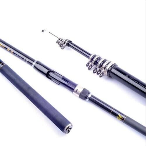 Superhard Carbon 3.6M 4.5M 5.4M 6.3M 7.2M Casting Rod Rock Spinning Fishing telescopic fishing rods fishing pole Throw rod