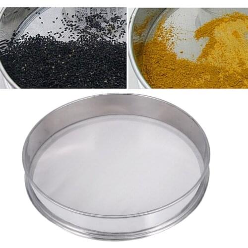 Stainless Steel Herbal Pollen Hash Extractor Stackable Sifter Shaker Pollen Superfine Screen