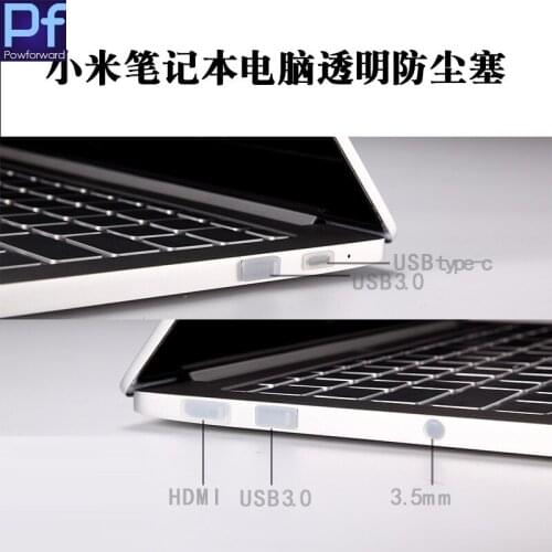 Type C micro USB 3.0 HDMI 3.5mm Silicone Dust Plug Cap Stopper for Xiaomi Mi notebook Air 12 13 Pro 15 laptop 12.5 13.3 15.6