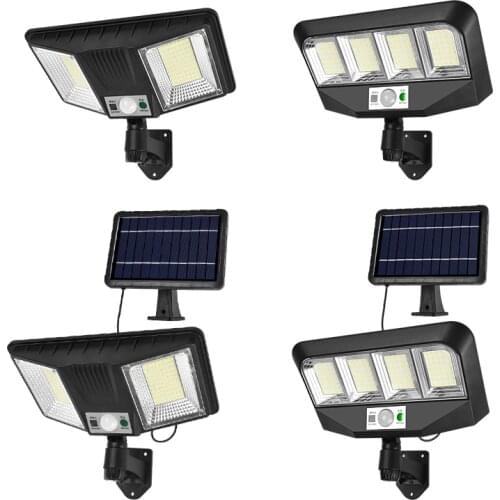 1pcs Outdoor led Solar Light Human Sensor Wall Street Lamp Garden Lawn Split Type Light Garden Courtyard Sensor Street Lighting