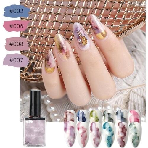 15ml Blooming Nail Gel Polish Gradient Watercolor Ink Varnish Art DIY Design