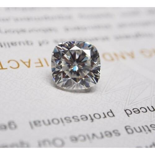 2.2 Carats 7.5x7.5MM Cushion Cut Moissanite Diamond Clarity VVS Color D White Loose Gemstones For Jewelry Making