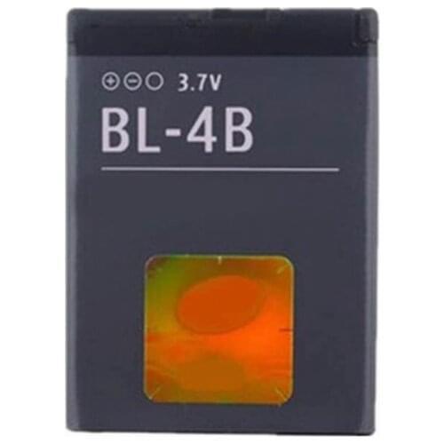 BL-4B 3.7V Battery Replacement for Nokia 6111 7370 7373 7500 N76 2600C 2630 5000 Mobile Cell phone Rechargeable Lithium battria
