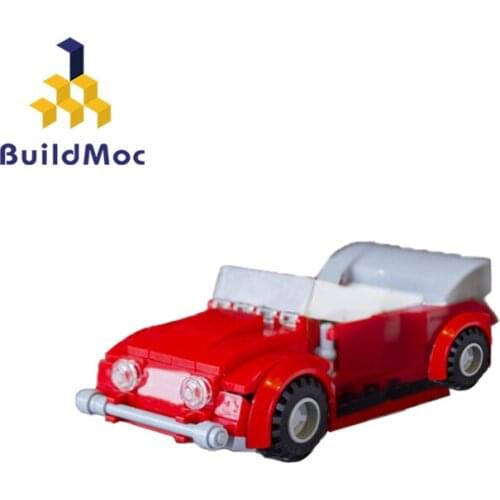 BuildMoc Movie The Love Bug City Sports Car 137PCS Model Building Blocks Toys for Children DIY Toy Kids Gifts Citys Racing Car