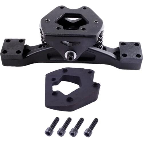 Black Off Road Skateboard Truck for Single Shaft Hub Motor Wheel Long Board Spring Truck Compatible with Motor Wheel