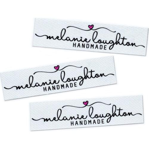 96 pieces Ironing Labels, Logo or Text, Personalized Brand , Clothing Labels, Custom Design, Fabric tags (YTa45)