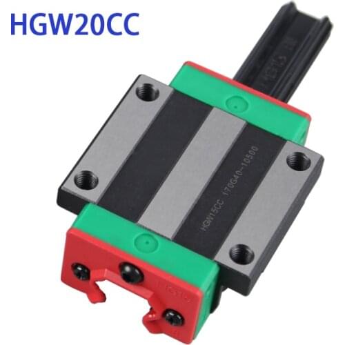 Flange Sliding block HGW20CC used in HG20 bearing guide rail