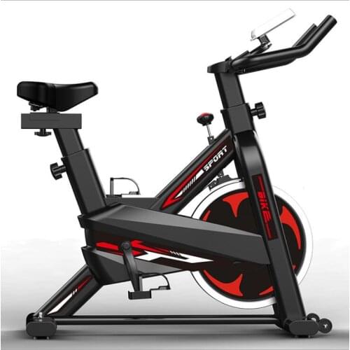Health Indoor Cycling Bike Mute Home Office Spinning Exercise Bike Gym Bicycle High End Workout Exercse Equipment Black