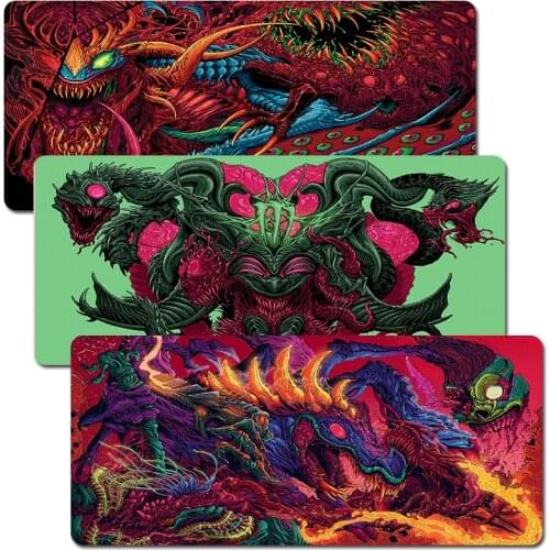 Gaming Mouse Pad XL Large 900*400 Locking edge Rubber Mousepad Gamer Hyper Beast Mouse Mat Wrist Rest for Computer Laptop