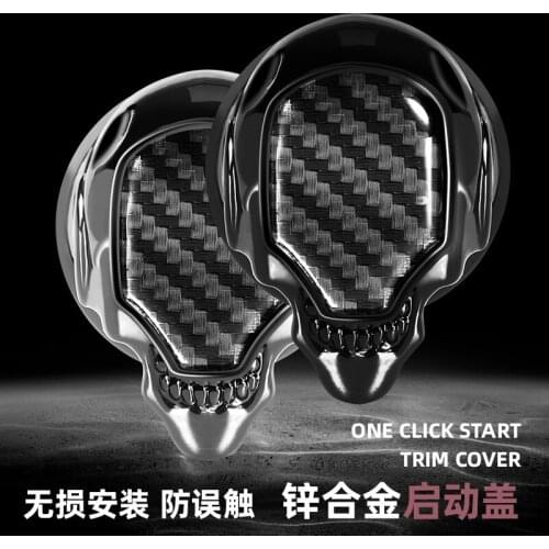 Car Start Stop Cover Push Interior Accersories Engine Enfeites Enfeite Do Samochodu Cubierta Encendido Couvercle De Bouton Pous