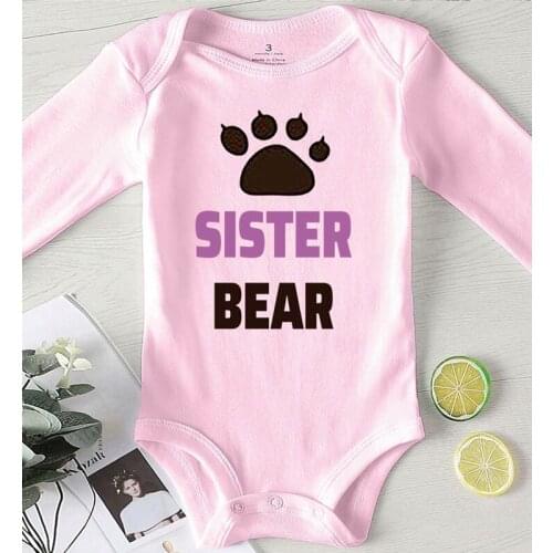 Outfits for Girl Cotton Printed Children Jumpsuits Newborn Boy Winter Clothes Baby Romper Long Sleeve Kids' Things Sister