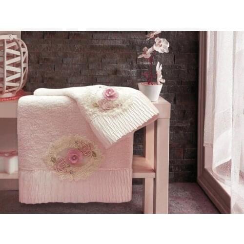 Cotton With Pearls 3D Bath Set Fairy Powder