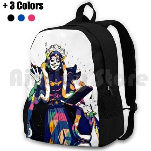 Hypnos-Hades Game Pop Art Outdoor Hiking Backpack Waterproof Camping Travel Hades Hypnos Hypnos Hades Hypnos Character Hypnos