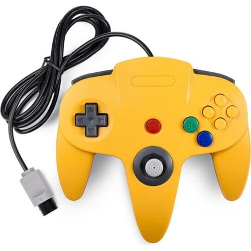 1pc New Gamepad Wired Controller Joypad for Gamecube Joystick Game Accessories for Nintend N64 Port Interface Transparent