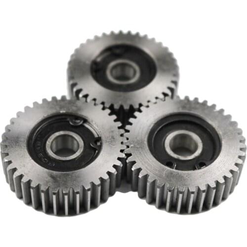 3 Pieces Gear Diameter 38 Mm 36 Tooth steel gear Thickness 12 Mm Electric Vehicle Steel Gear gee Pressure Angle