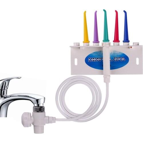 Faucet Water Dental Flosser Oral Irrigator For Teeth Portable Dental Cleaning Device Adult Water Pick Teeth Cleaner