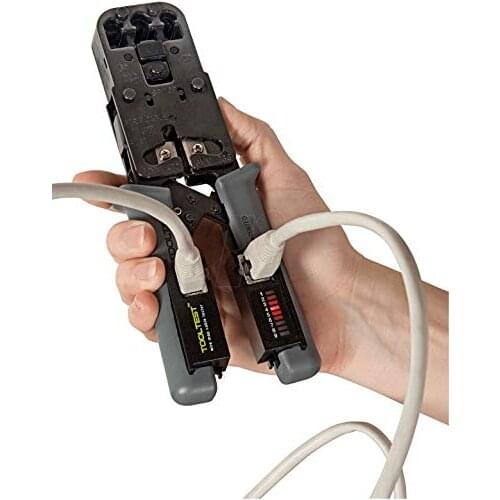 Sricam Italy crimping Cat5/6 crimping tool Network Cable Tester with built-in