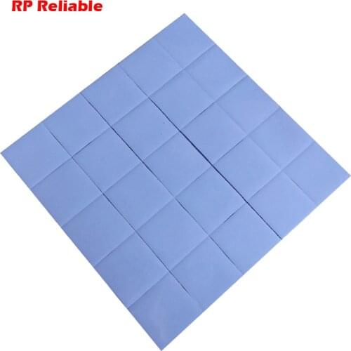 Crazy Promotion! 25x 15*15*2.0mm Soft Silicone Thermal Pads Mat for HP IBM Dell Asus Laptop VGA GPU Sorth North Bridge Chipset