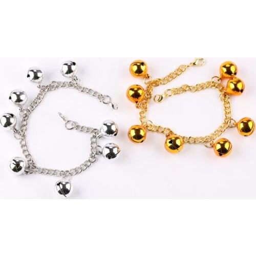 Super ringing childrens dance bells bold chain bracelets 1pc