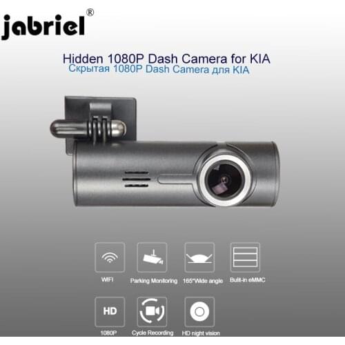 Jabriel Hidden HD 1080P car dvr dash cam 24 hour video recorder rear Camera for kia rio 3 4 ceed sportage cerato sorento picanto