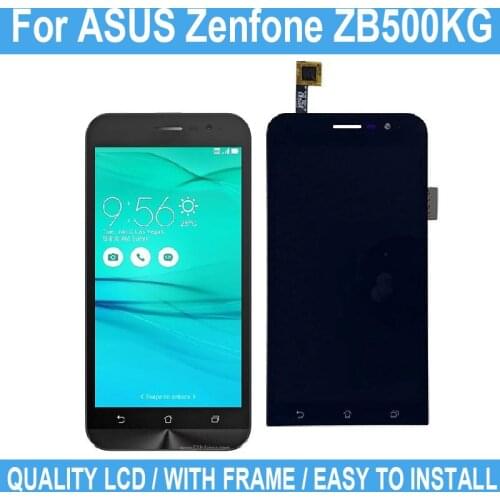 For ASUS Zenfone Go 5 Lite ZB500KG LCD Display Touch Screen No Frame For ZB500KG Digitizer Screen Assembly Replacement Parts